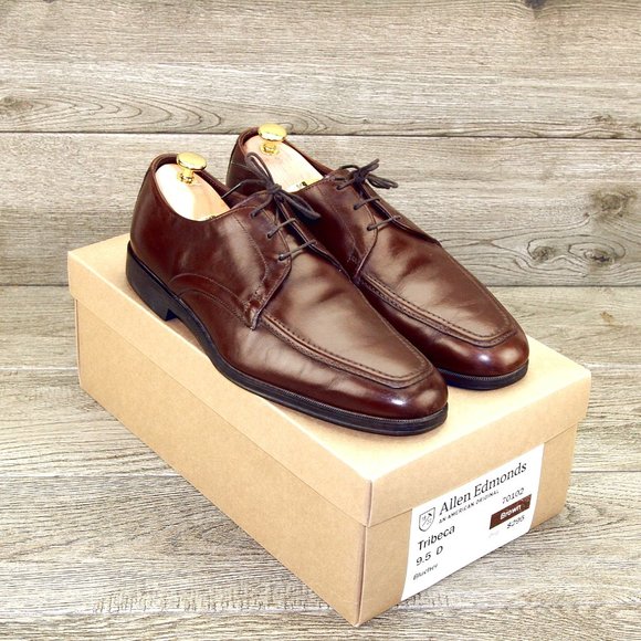 Allen Edmonds TRIBECA 9.5 D Brown * new Flannel Bags (add $15 Cedar Trees) main image 4